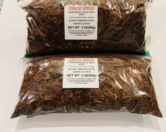 Pau D'arco Bark Tea 2oz or 4oz