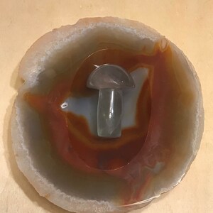 Fluorite Mushroom Carving #1 | Crystal Mushrooms | Crystal and Stones | Home Decor | Crystal and Stones