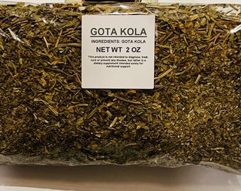 Té de hojas de centella asiática 1 oz o 2 oz