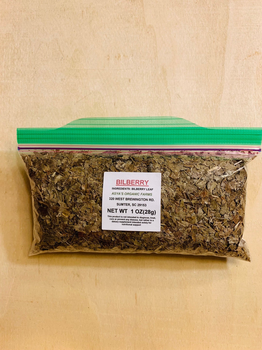 Organic Bilberry Leaf Tea Etsy