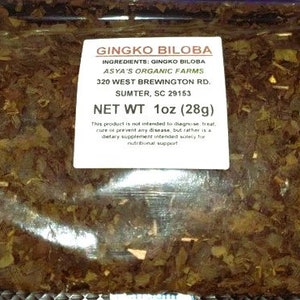 Organic Ginkgo Biloba Tea