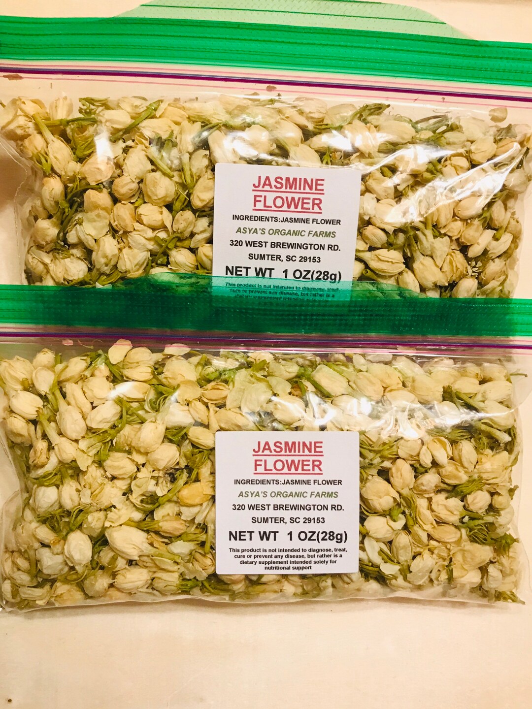 Organic Jasmine Tea/flowers Etsy