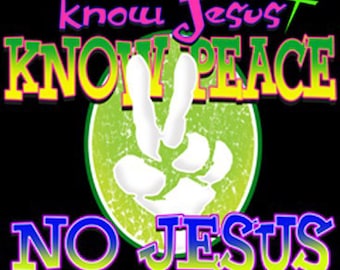 Know Jesus Know Peace T-Shirt, Inspirational Christian Gift