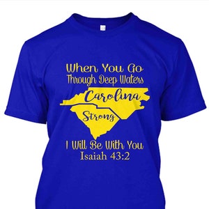 Carolina Strong With Yellow TShirt