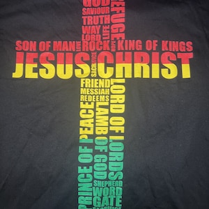 Jezus Christus Offerkruis Inspirerend T-shirt Verlosser Prins Vredesvriend