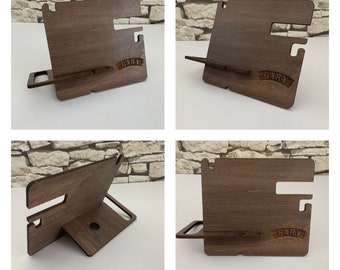 Oak Nightstand Valet Etsy