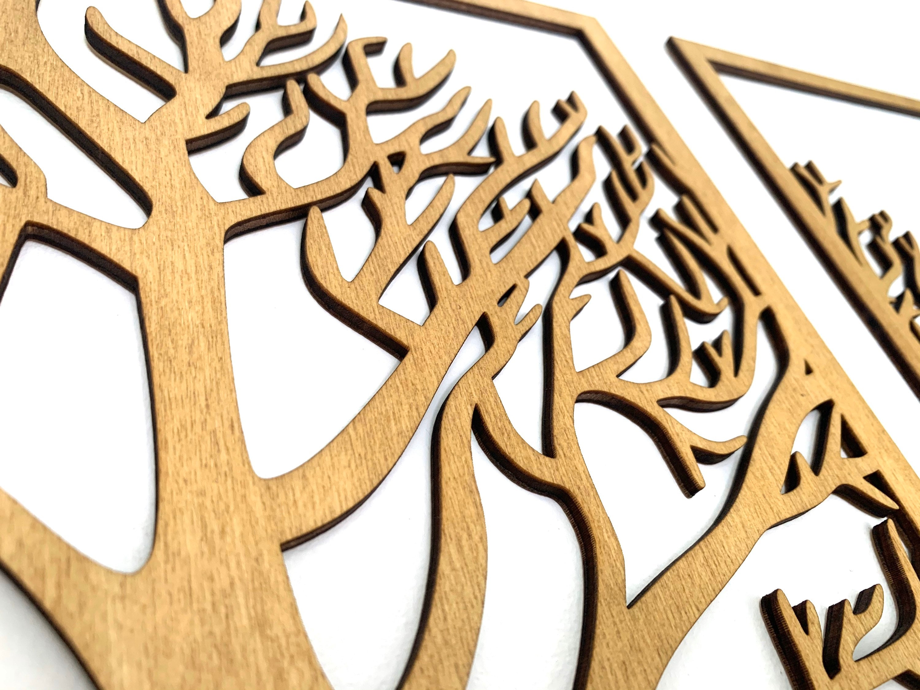 Large Tree of Life 3D Wall Art Wooden Art Decor Picture Etsy UK