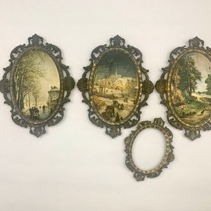 Vintage four italian photo frames n21