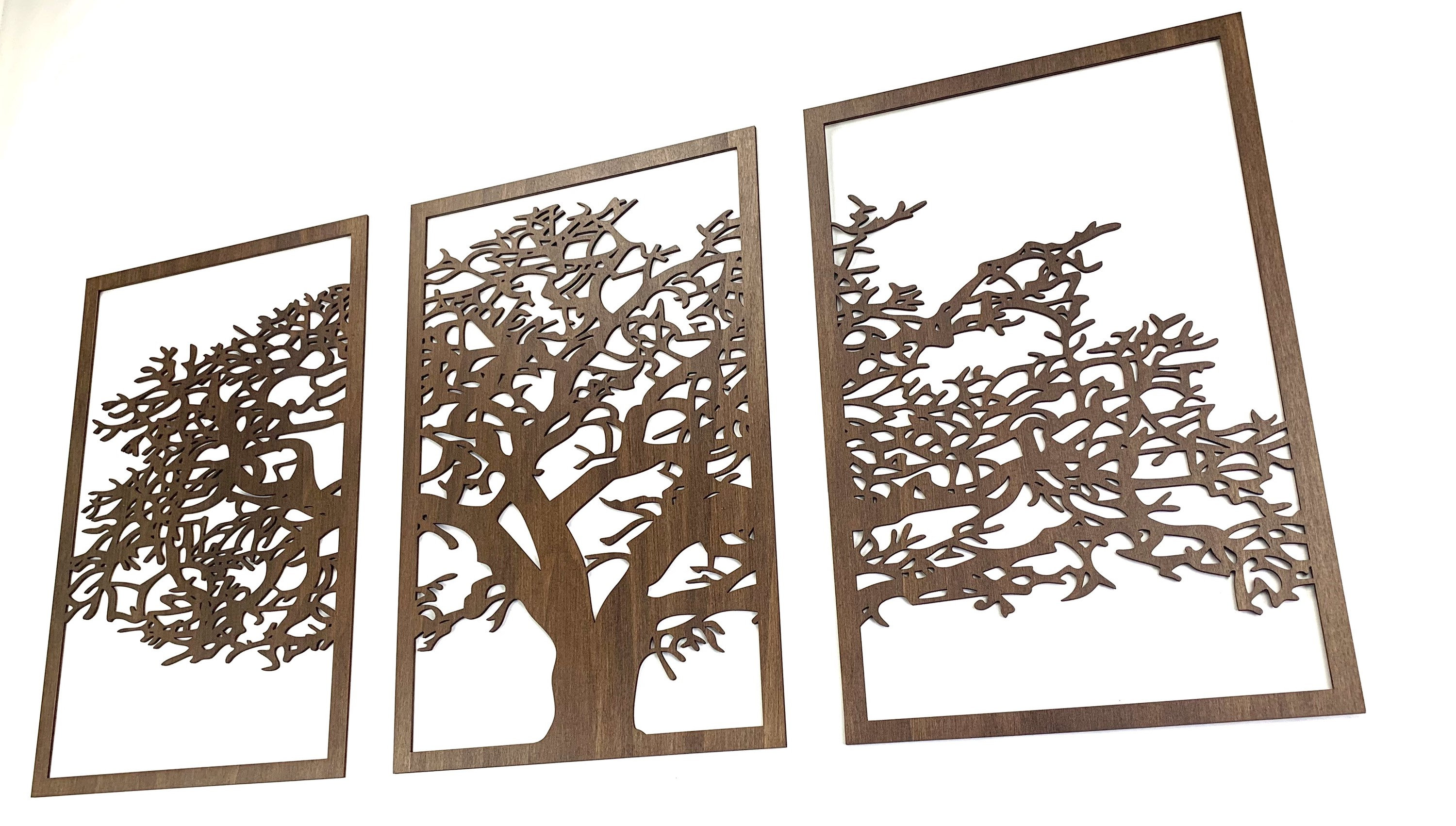 Extra Large oak Tree of Life wall wood art decor picture Etsy