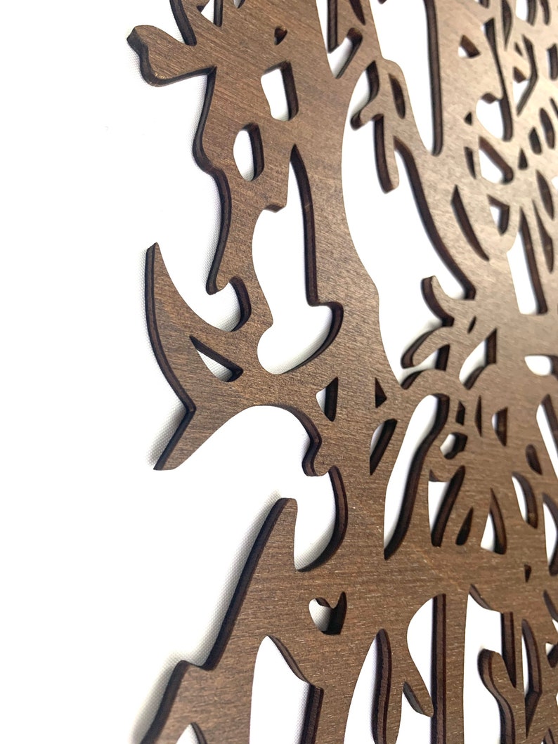 Extra Large Oak Tree of Life Wall Wood Art Decor Picture Etsy UK