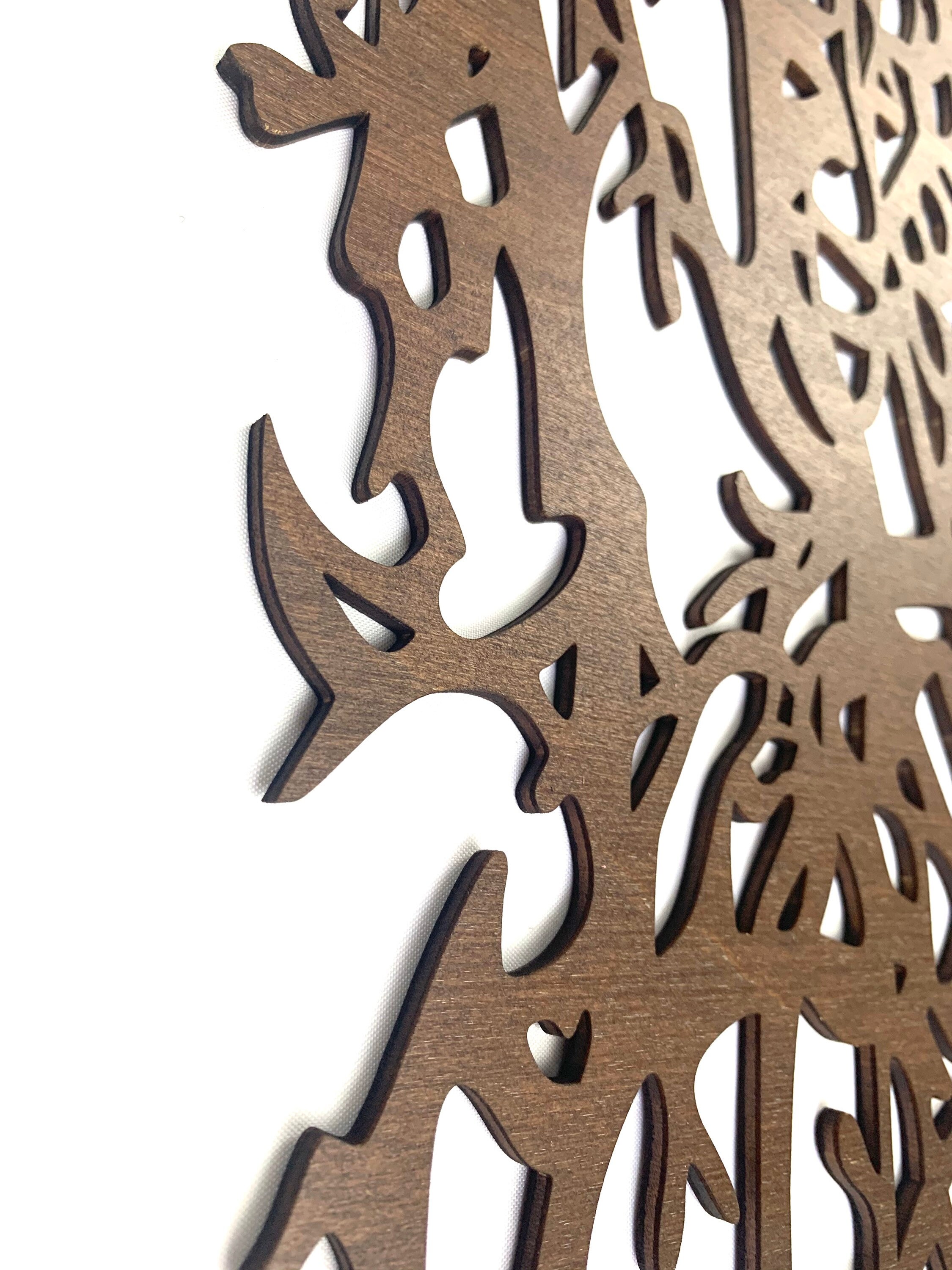 Extra Large Oak Tree of Life Wall Wood Art Decor Picture Etsy UK