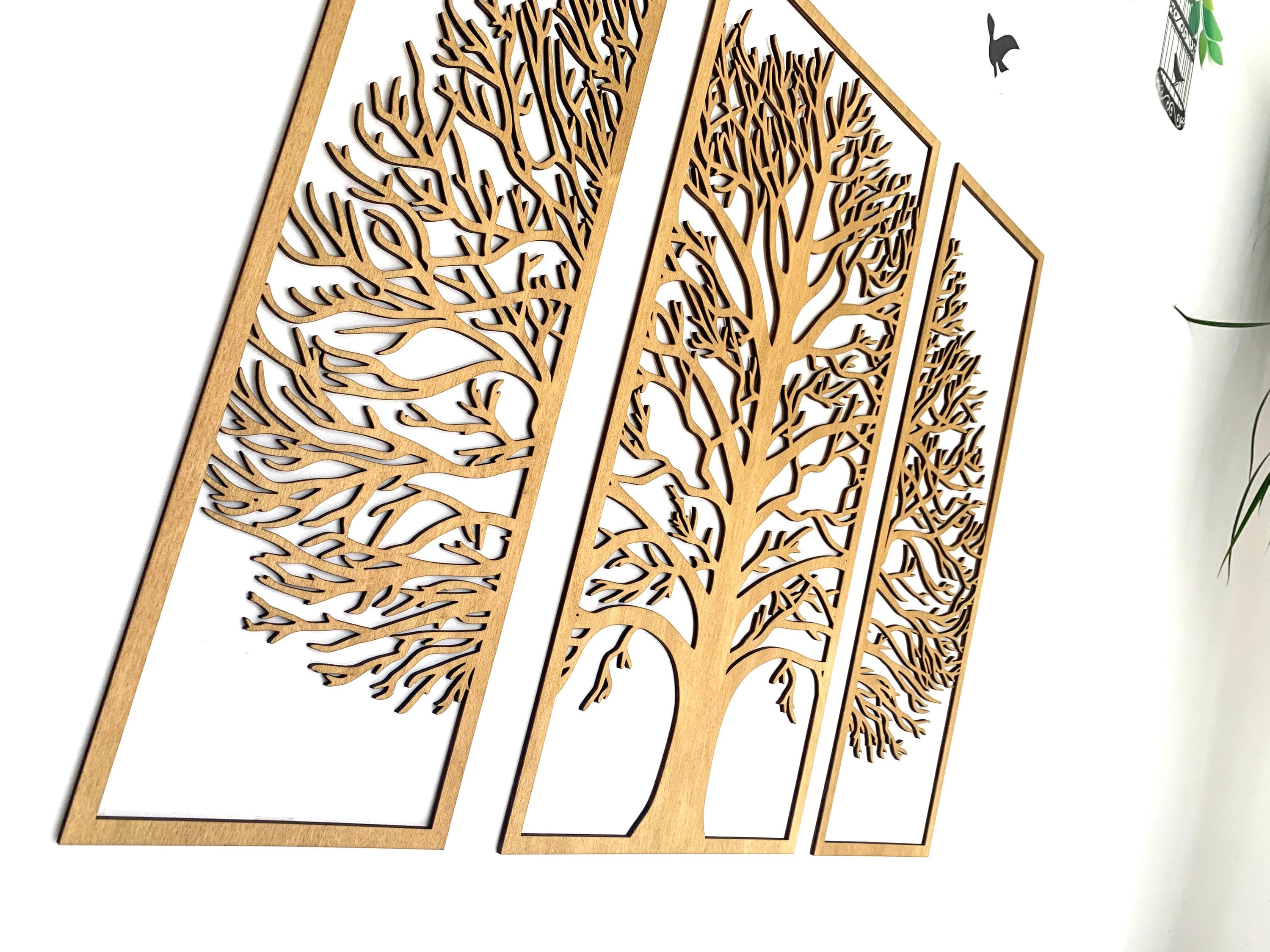 Large Tree of Life 3D Wall Art Wooden Art Decor Picture Etsy UK