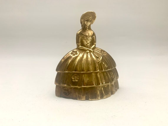 Vintage Brass Lady Bell N76 -  UK