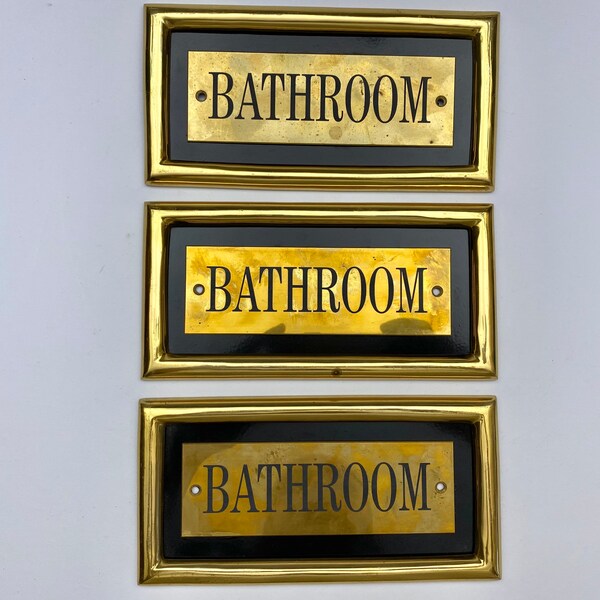 Bathroom Signs - Etsy UK