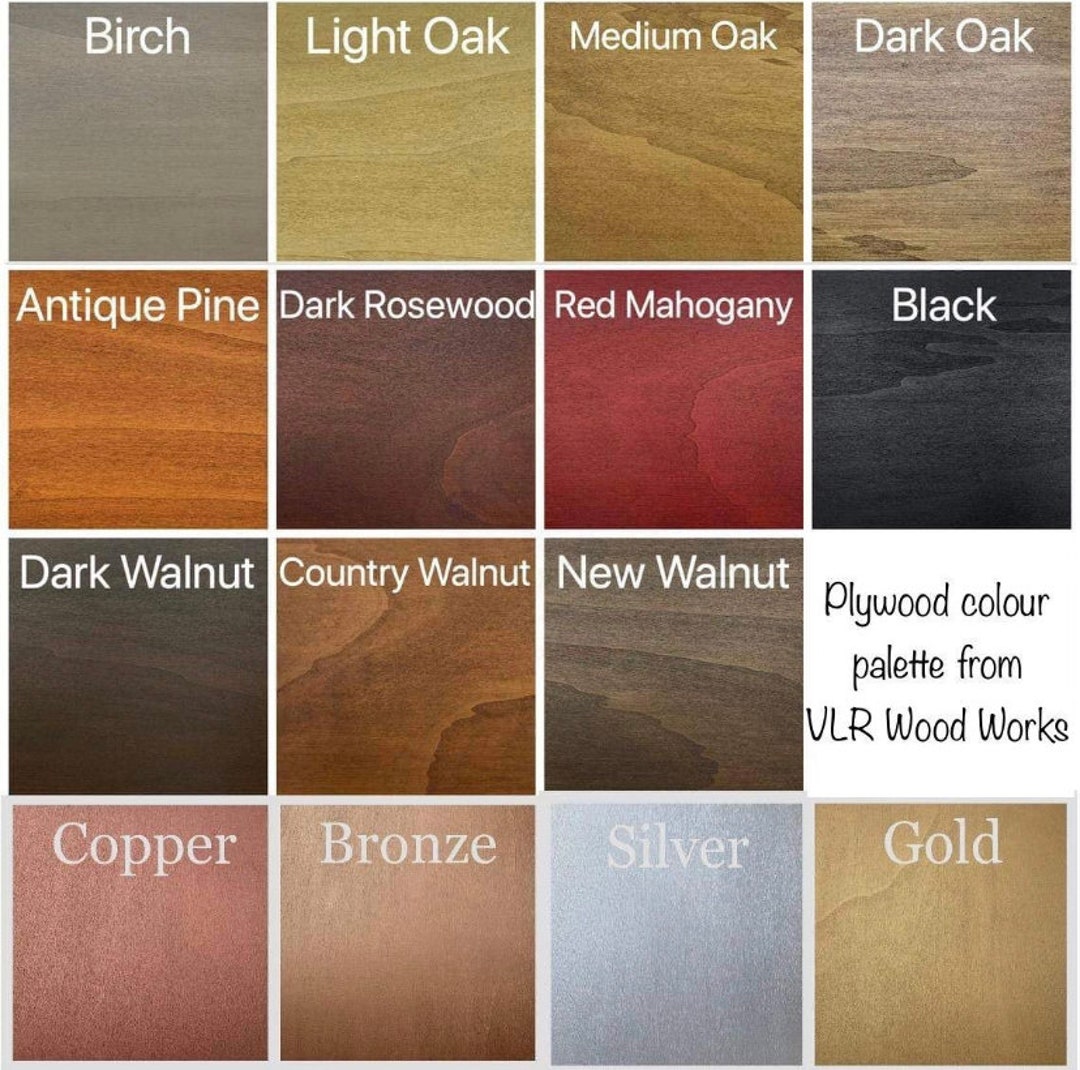 Plywood Colour Sample for Vlrwoodworks Decoration Etsy