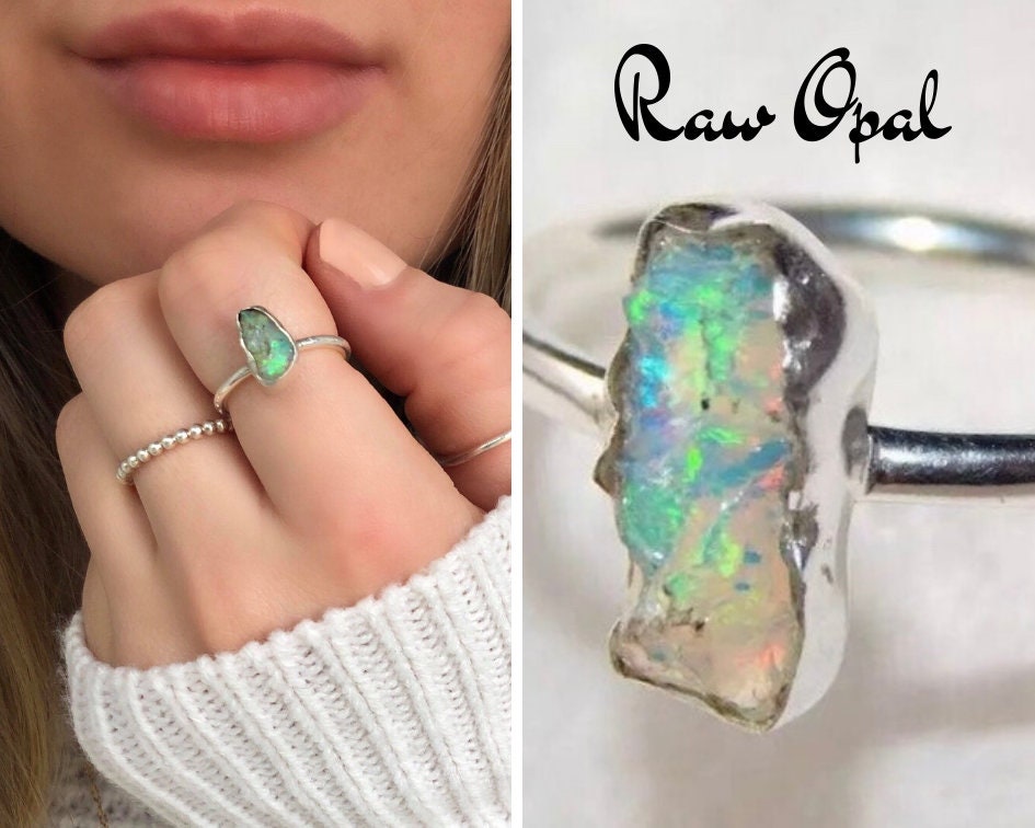 aurora opal ring