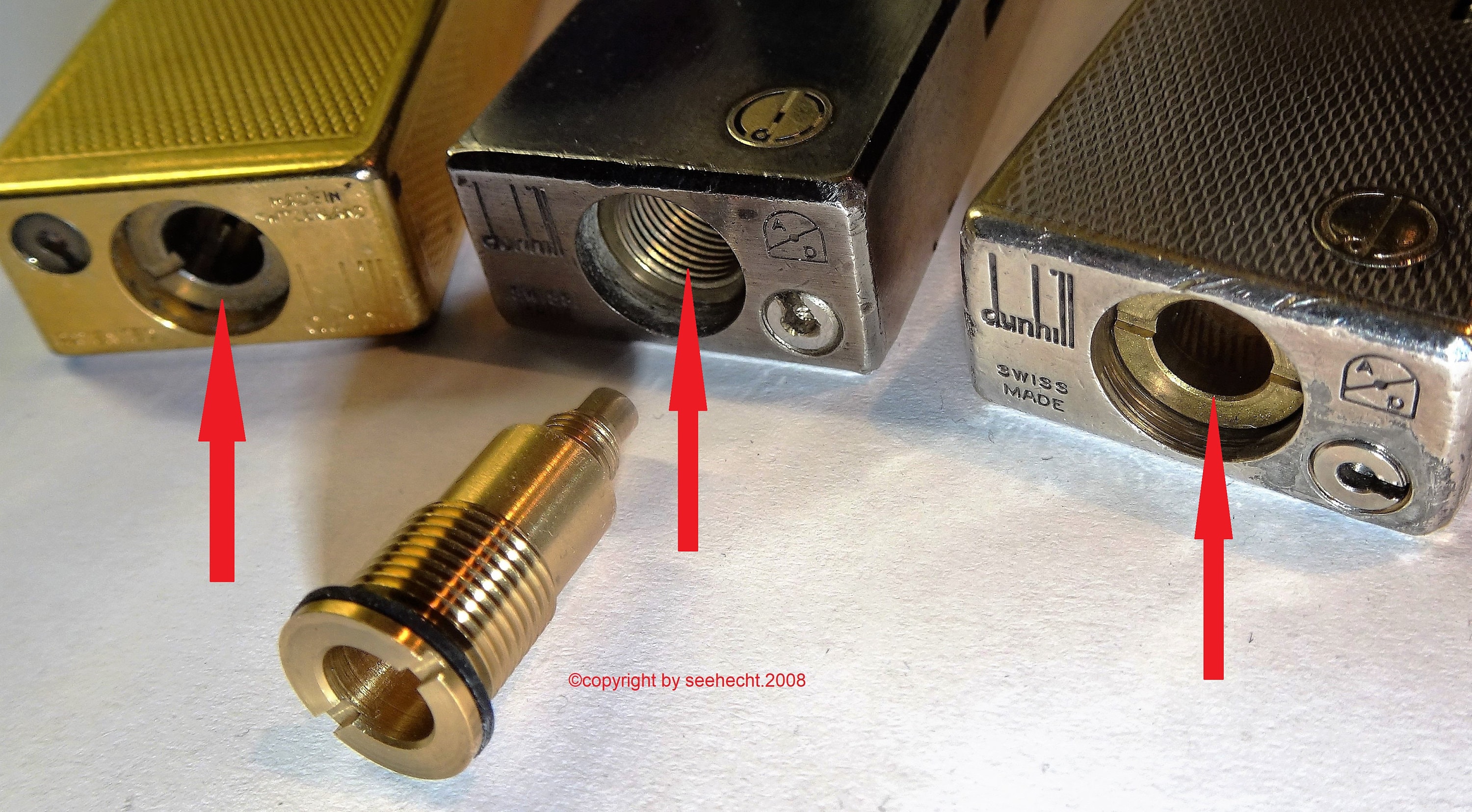 Dunhill Spares, Filling Valve for the Old Dunhill Rollagas