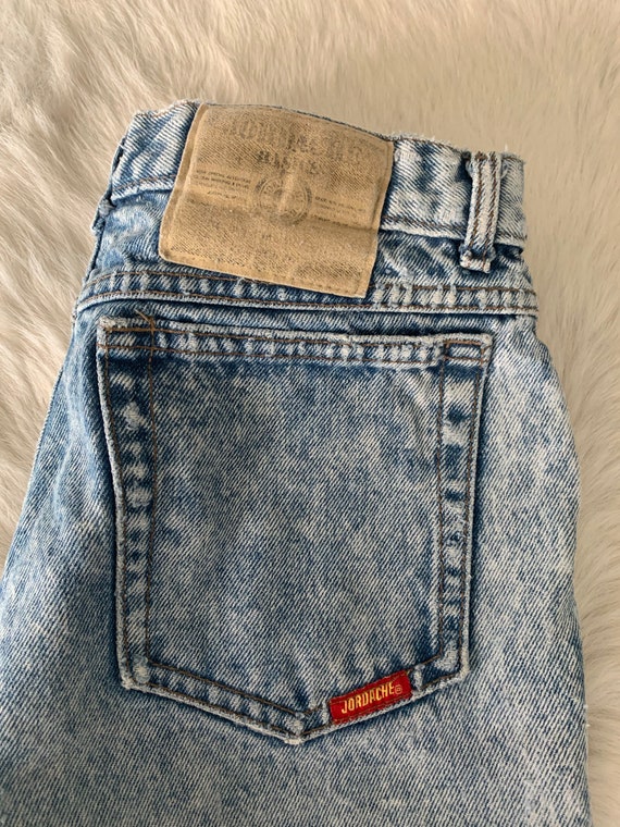 Vintage jordache high waist cutoff Jean shorts - image 3