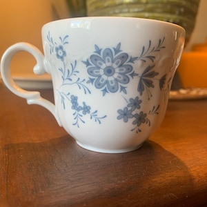 Vintage Seltmann Weiden Bavarian Blue Tea Cup