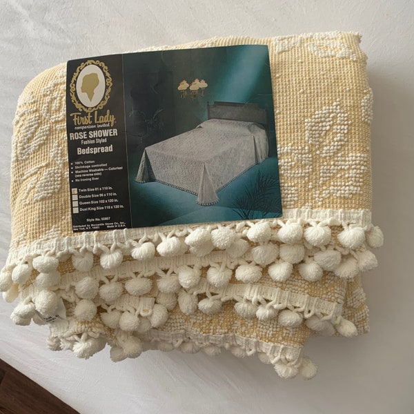 Chenille Bedspread Vintage Etsy