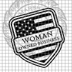Woman Owned Business Shield 1 svg/png/dxf