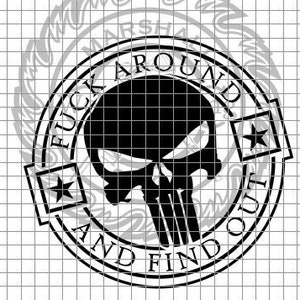 FAAFO - Punisher dxf/svg