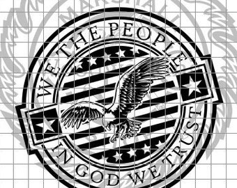 We the People - Eagle dxf/svg
