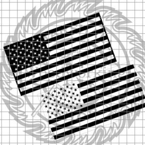 US Flag dxf/svg