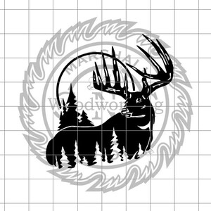 Buck Scene dxf/svg