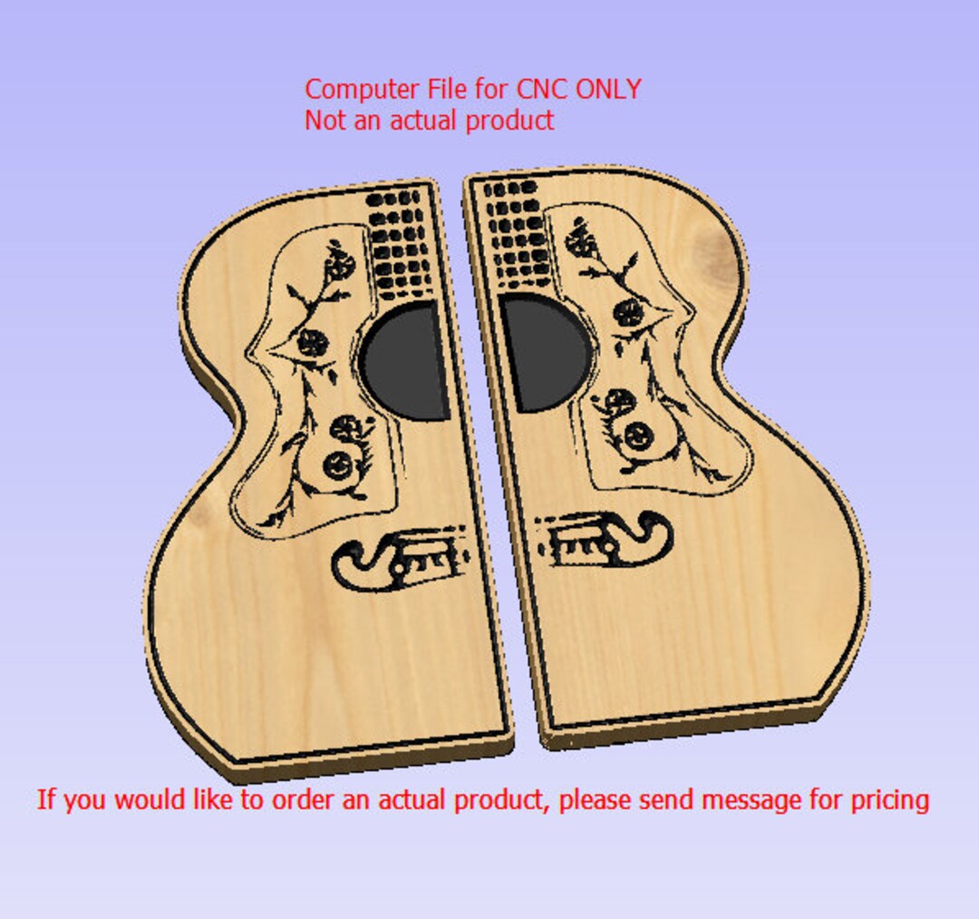 Acoustic Guitar Bookends Etsy