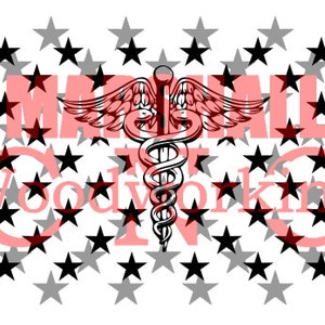 Union - Caduceus dxf/svg