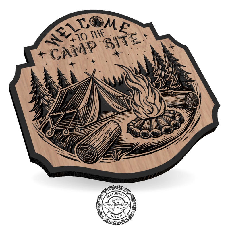 Welcome to the Camp Site #2 Svg/png - Etsy