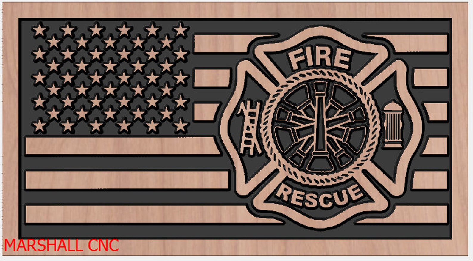 Fire Rescue Bugles US Flag Fire Rescue Bugles Dxf/svg - Etsy