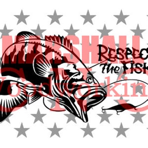 Respect The Fish dxf/svg
