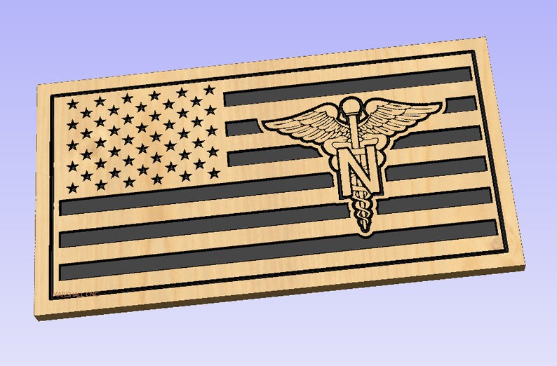Download US Flag Nurse dxf/svg | Etsy