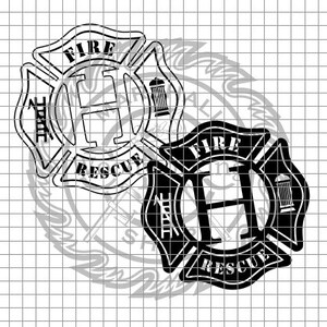 26 - Fire Rescue - Letters A-Z SVG With Reverse - Etsy
