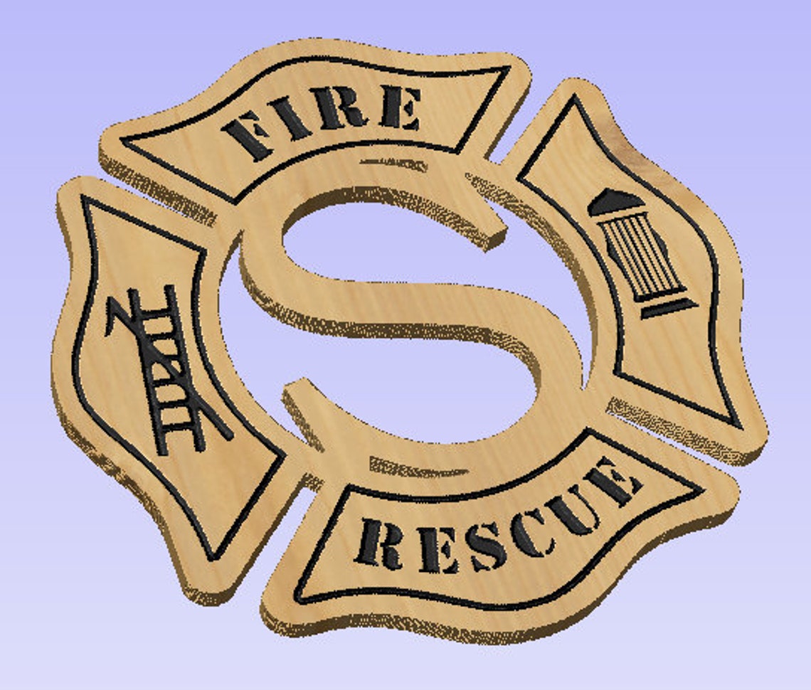 26 Rescate de incendios Letras A-Z CRV/DXF - Etsy España