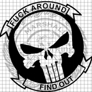 Punisher FAFO - Military Patch svg/png