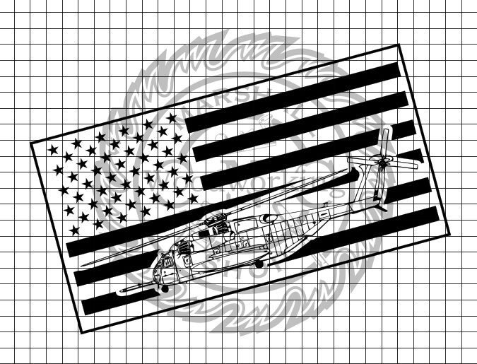 US Flag - Ch-53e Dxf/svg - Etsy