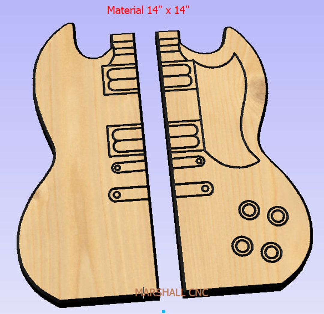 Gibson SG Guitar Bookends Etsy