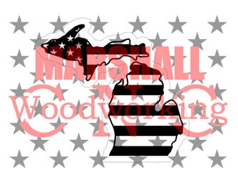 Michigan State Flag Crest Svg Png Dxf Vector Graphic Design Digital ...