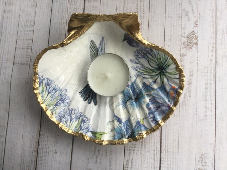 Hummingbird Shell Jewellery Dish. Gold Jewellery Dish. Pot | Etsy