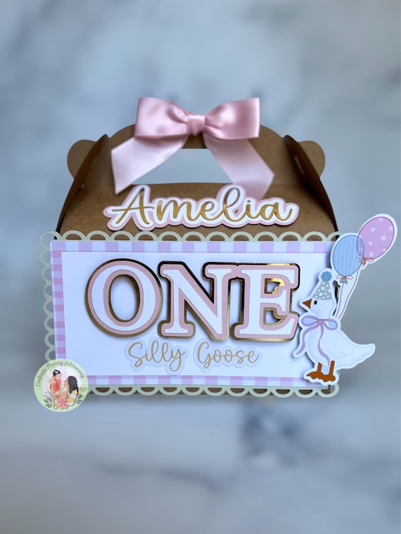 Silly Goose Party Favor Boxes, Silly Goose Theme Candy Boxes, Silly Goose Birthday Decor
