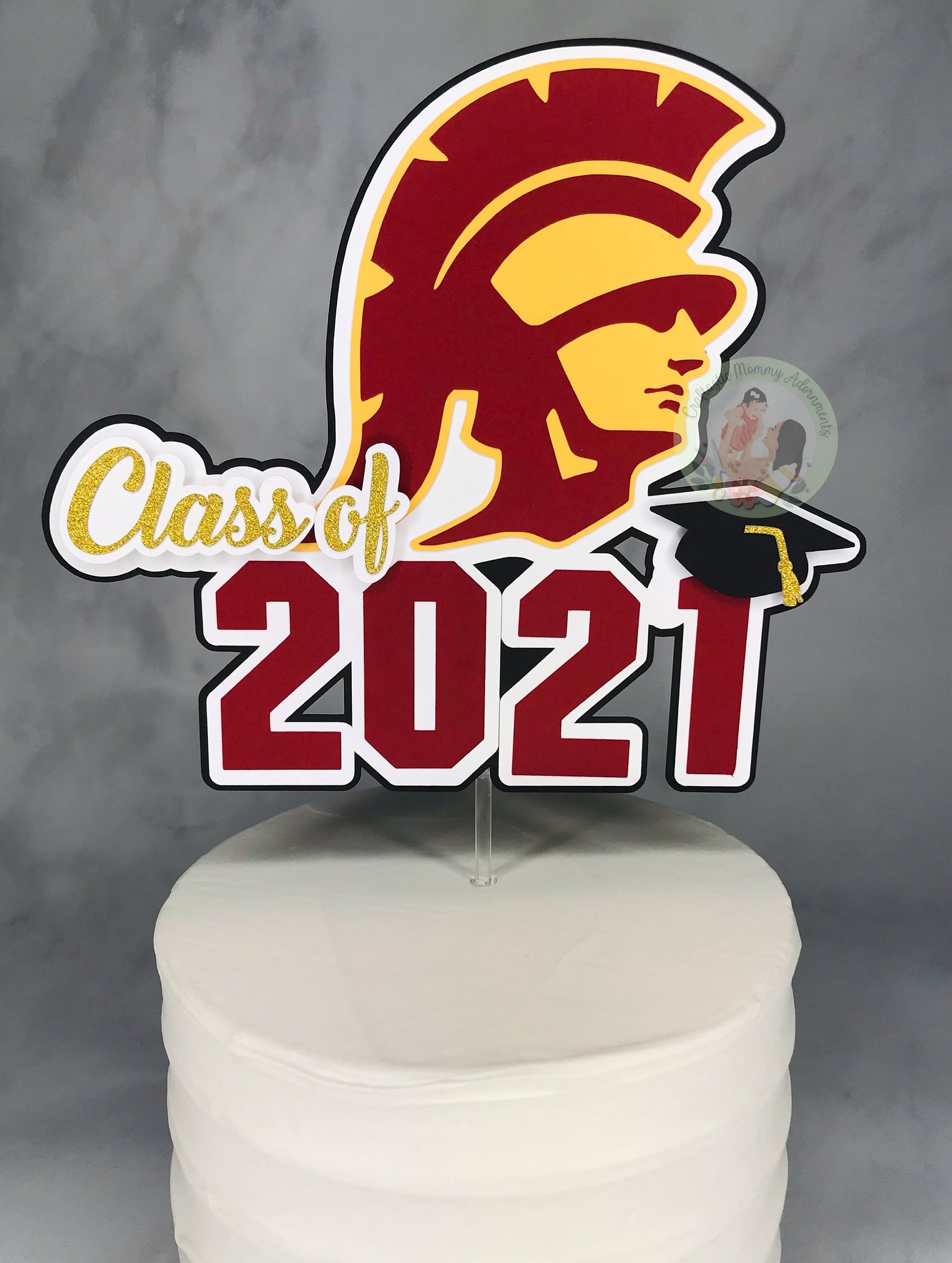 USC Graduation Decorations USC 2021 Grad Party USC Grad Cake Etsy