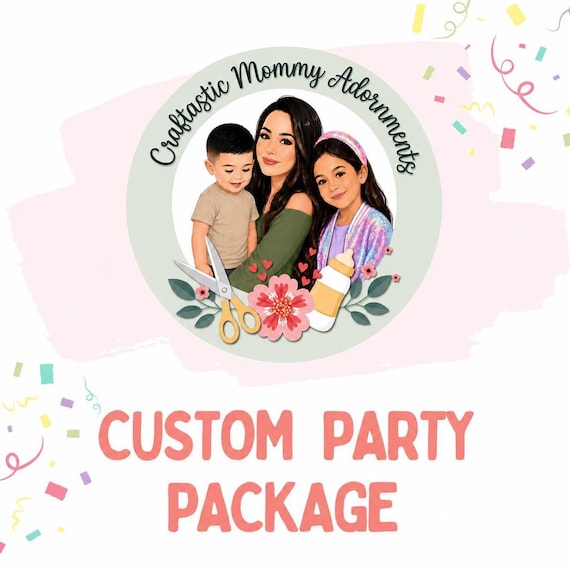 Custom Party Package, Personalized Birthday Party Decorations, Custom Theme Party Packages