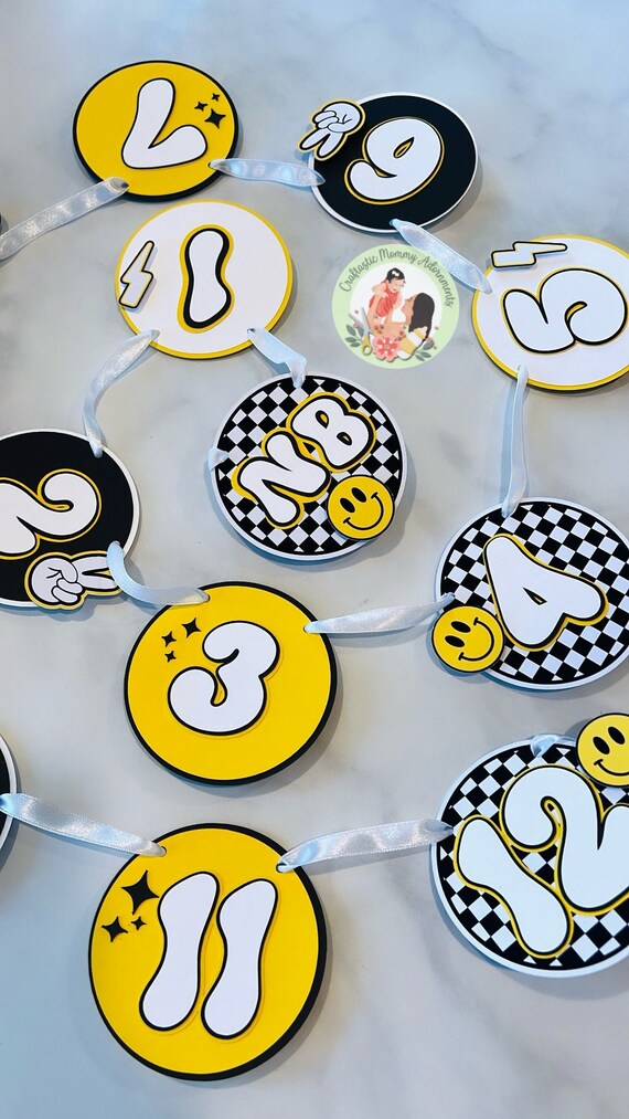 ONE Happy Dude Milestone Birthday Banner, One Cool Dude Photo Banner, One Happy Dude  Party Decorations, One Happy Dude First Birthday
