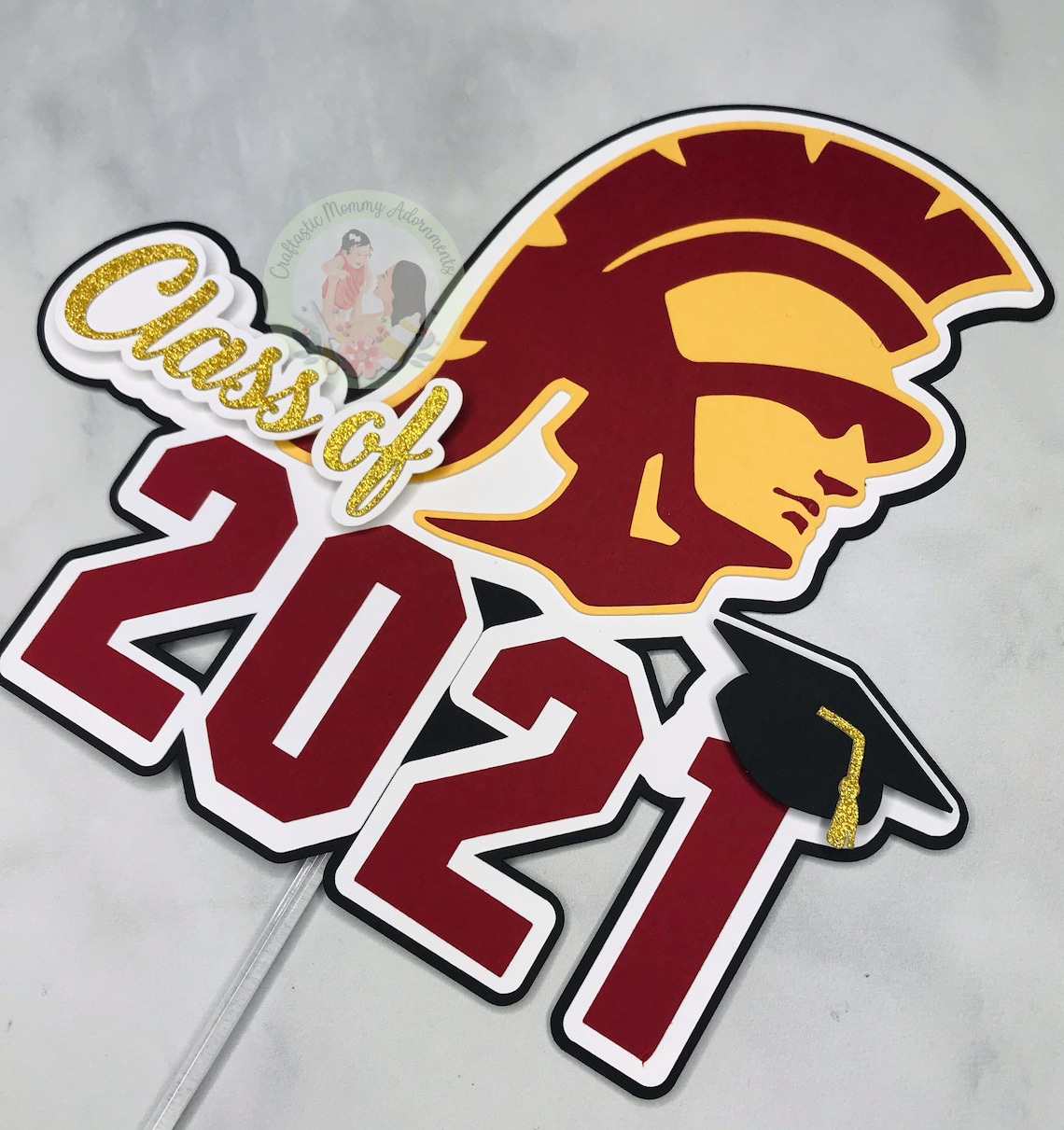 USC Graduation Decorations USC 2021 Grad Party USC Grad Cake Etsy