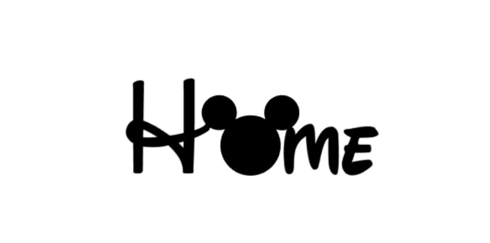 Home Mickey Decal Mickey Decal Disney Decal Vinyl Decal Etsy