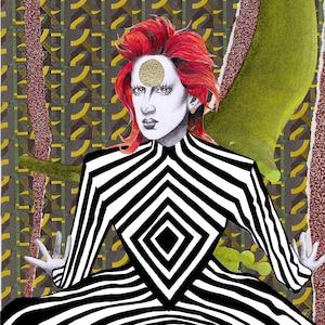 Impression Banskie « Ziggy » Drag Race UK, carte postale impression d'art Drag Queen