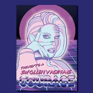 Katya ‘Courage’ - Drag Race All Stars 2 Art Print Postcard